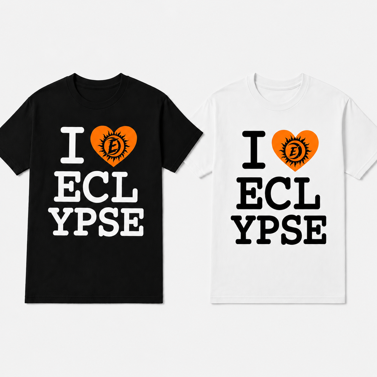 I <3 ECLYPSE ORANGE TEE